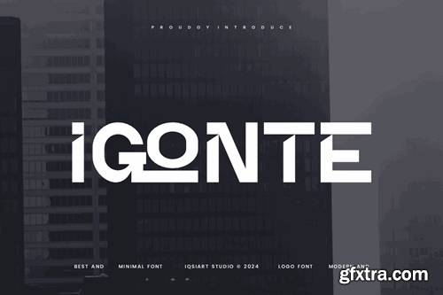 Igonte - Minimal Logo Sans Font QSQ7FJT