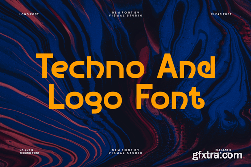 Vicitys Gytura - Modern Techno Logo Font BXCNC4A