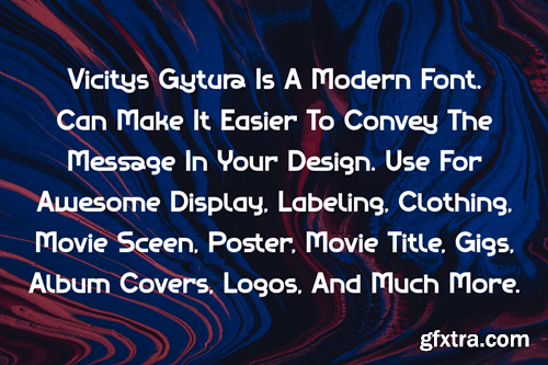 Vicitys Gytura - Modern Techno Logo Font BXCNC4A