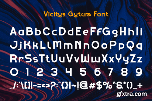 Vicitys Gytura - Modern Techno Logo Font BXCNC4A