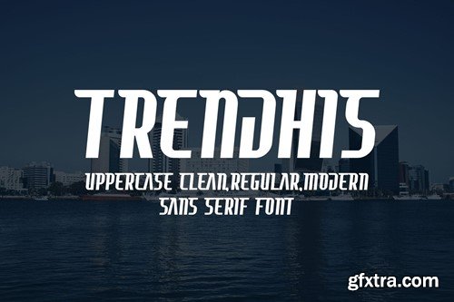 Trendhis - Modern Sans Font FVUDE23