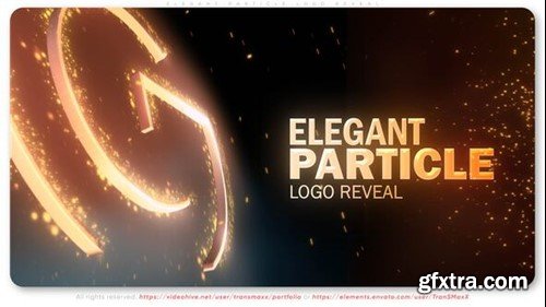 Videohive Elegant Particle Logo Reveal 55361428