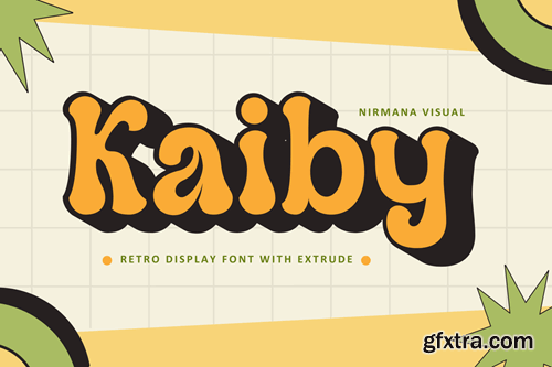 Kaiby - Retro Logo Font TBG6HRC