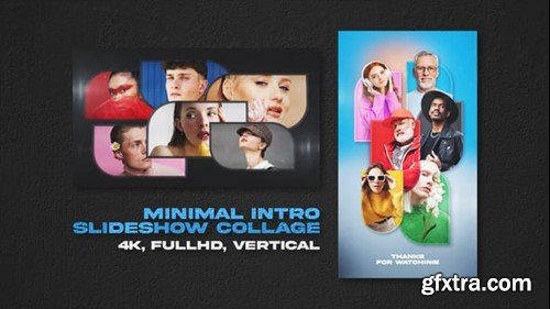 Videohive Minimal Intro Slideshow Collage 55358438