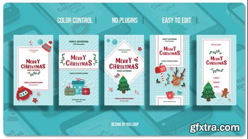 Videohive Merry Christmas Stories V2 55355286