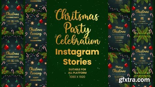 Videohive Christmas Celebration Party Invitation Instagram Stories 55348026