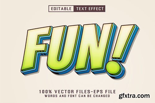 Joy Cartoon Text - Editable Text Effect M5RS5SL