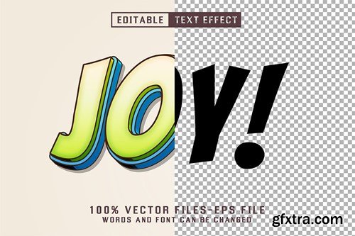 Joy Cartoon Text - Editable Text Effect M5RS5SL