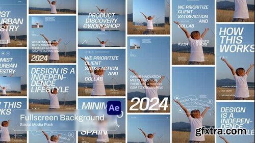 Videohive Fullscreen Background Social Media Pack 55351379