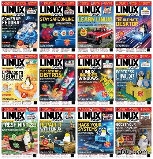 Linux Format UK - Full Year 2024 Collection