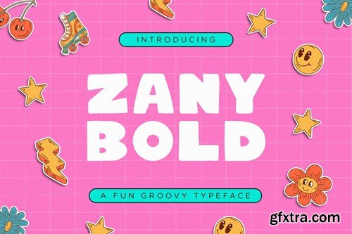 ZanyBold Display Font KTNZKE7