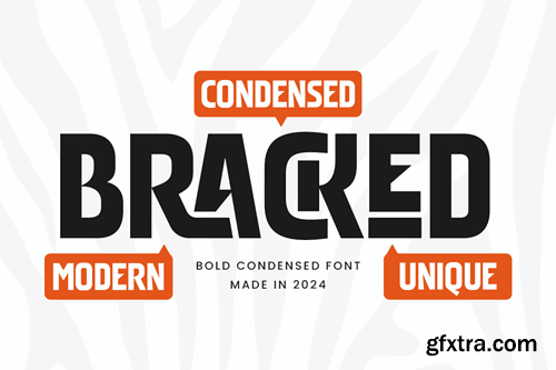 Bracked - Bold Condensed Font G7AJSL9