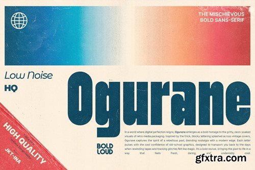 Ogurane - Retro Bold Fonts UW5EGCW