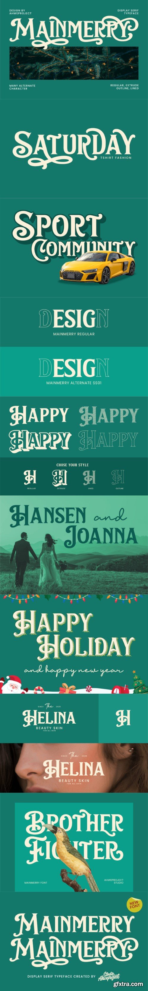 Mainmerry Font