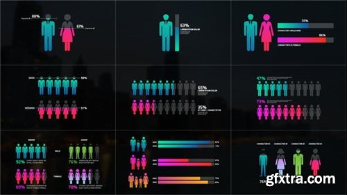 Videohive People Chart Infographics 55383887