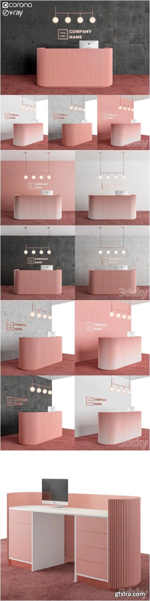 Reception desk