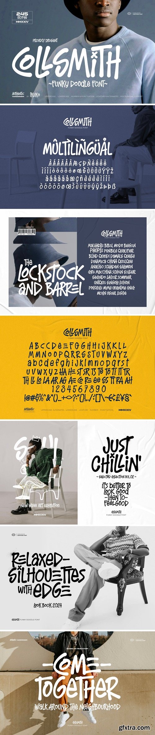 CM - Collsmith - Funky Doodle Font 92181074