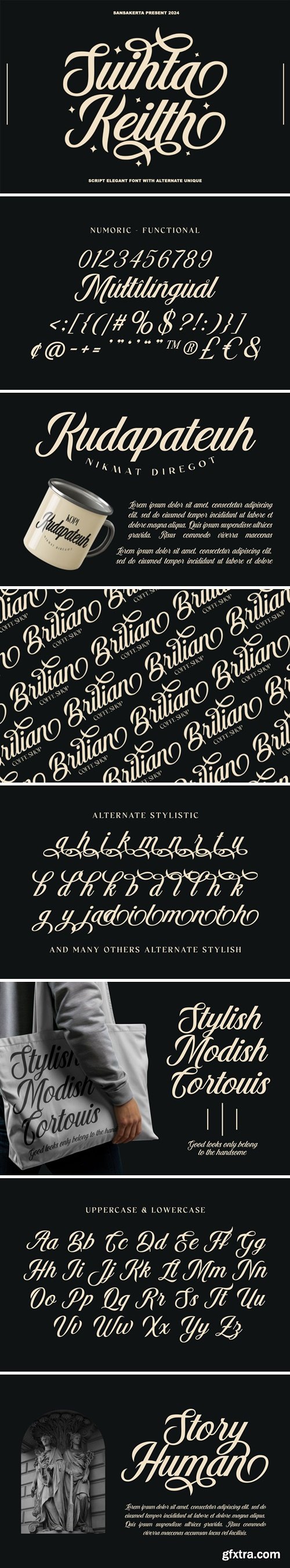 Suihta Keilth Font