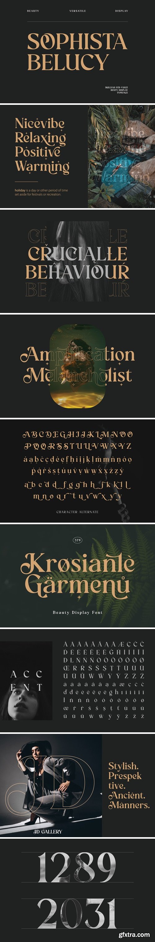 Sophista Belucy Display Beauty Font