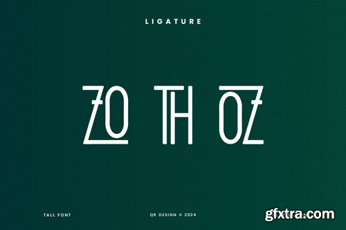 Thezogoz - Tall & Modern Display Font 9Q9RHE3