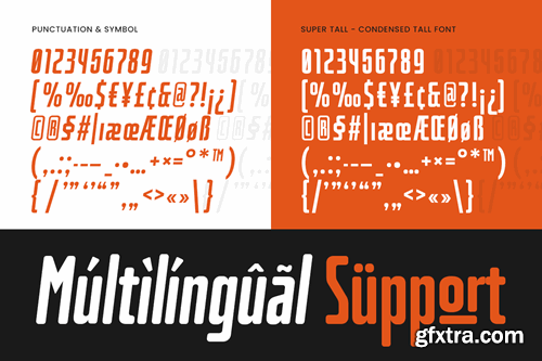 Super Tall - Condensed Tall Font GWYZSLW