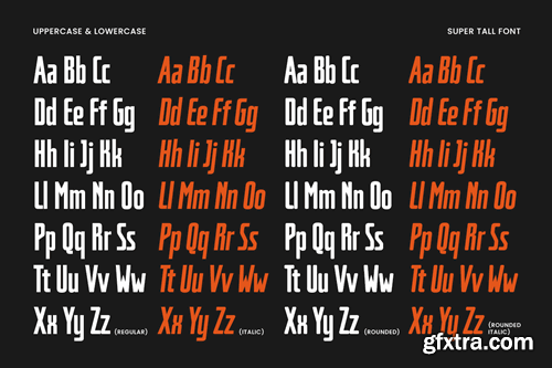 Super Tall - Condensed Tall Font GWYZSLW