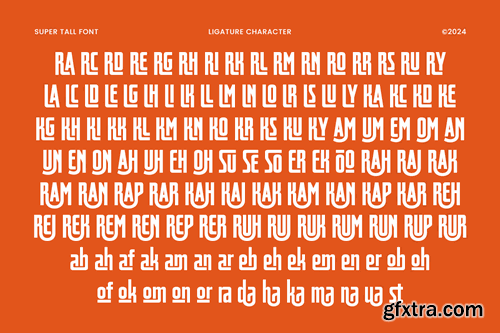 Super Tall - Condensed Tall Font GWYZSLW