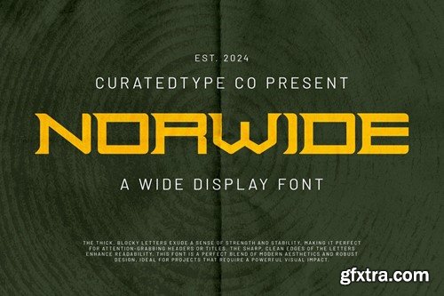 Norwide - Wide Display Font W4YZRBV