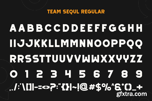 Team Sequl - Sport & Athletic Font G9SR25X