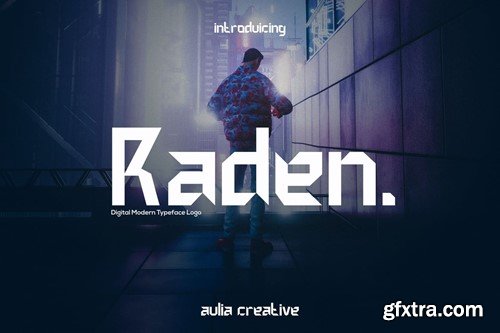 Raden - Typeface Digital Logo CG8KKA8