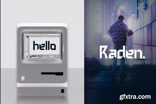 Raden - Typeface Digital Logo CG8KKA8