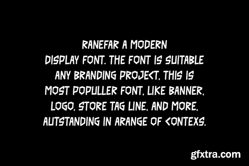 Ranefar - Modern Display Font TB3YSR7