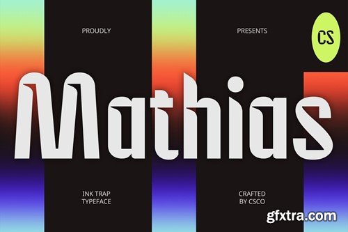 Mathias – Inktrap Font CWV2RZP