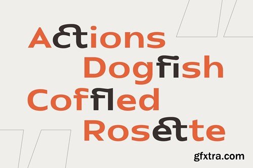 Glifasto - Modern Sans Serif Display Font TF9WKSF