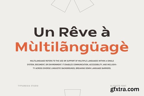 Glifasto - Modern Sans Serif Display Font TF9WKSF