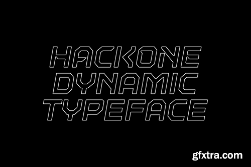 Hackone Display family font 43JXQG5