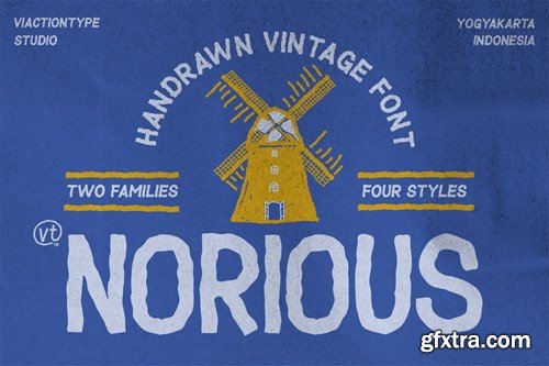 NORIOUS - Handrawn Vintage Font G7Q48R8