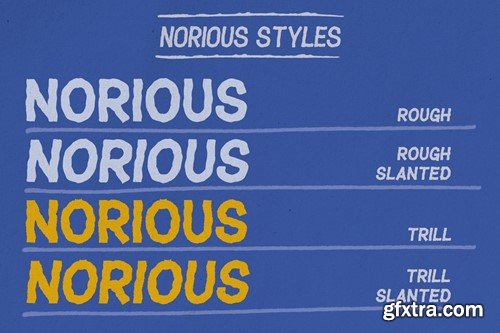 NORIOUS - Handrawn Vintage Font G7Q48R8