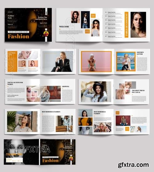 Fashion Magazine Template Landscape 781492298