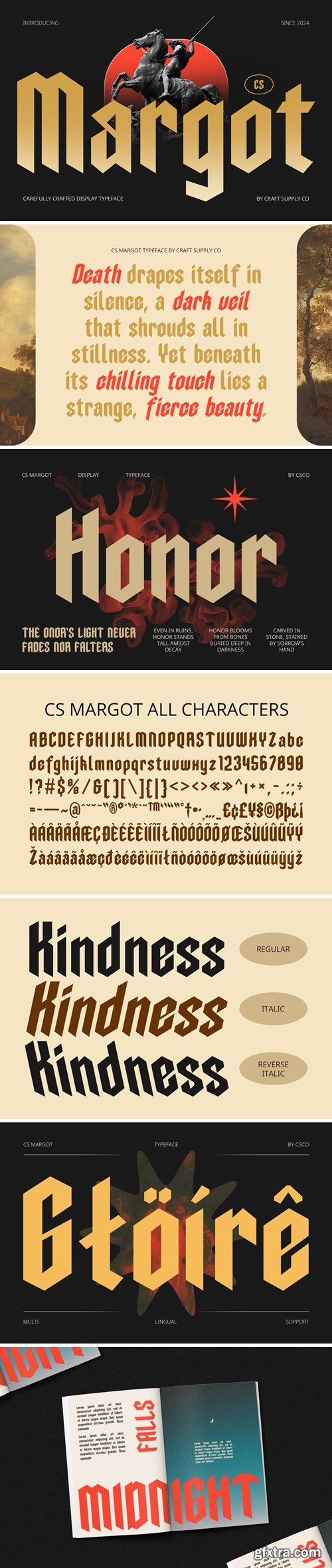 CM - CS Margot – Blackletter Font 289629635