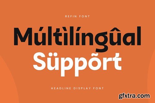 Refin - Headline Display Font 2JK52QG