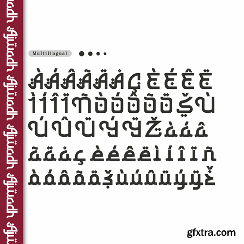 Ajwadh - Modern Arabic Display Font F2WTQQ2