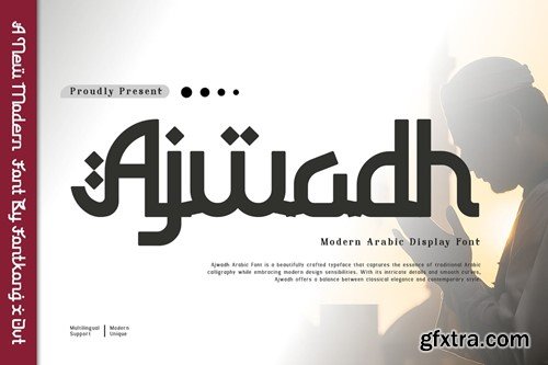 Ajwadh - Modern Arabic Display Font F2WTQQ2