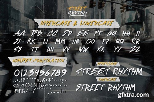 Street Rhythm Marker Graffiti Y2k Display Font GRSEKQB