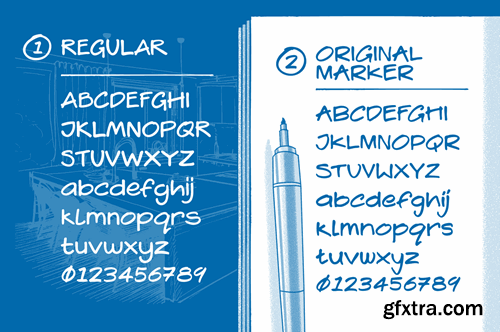 Architect Pro - A Technical Handwriting Font XRWZ87K