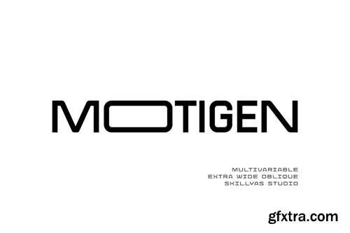 Motigen Variable sans-serif Font HH5UGFZ