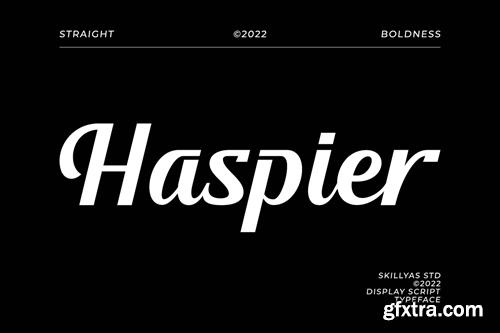 Haspier Bold Script Font DDFKZQV