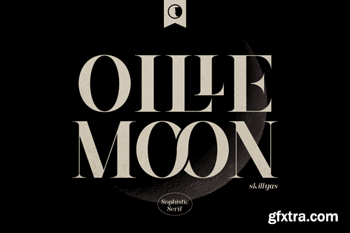 Oille Moon Display Serif Font EX5U8XN