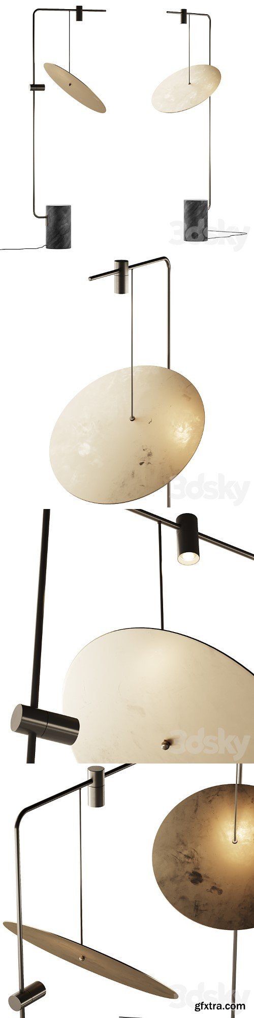 374 lighting fixtures 30 The Moon Floor Lamp by 101 Copenhagen