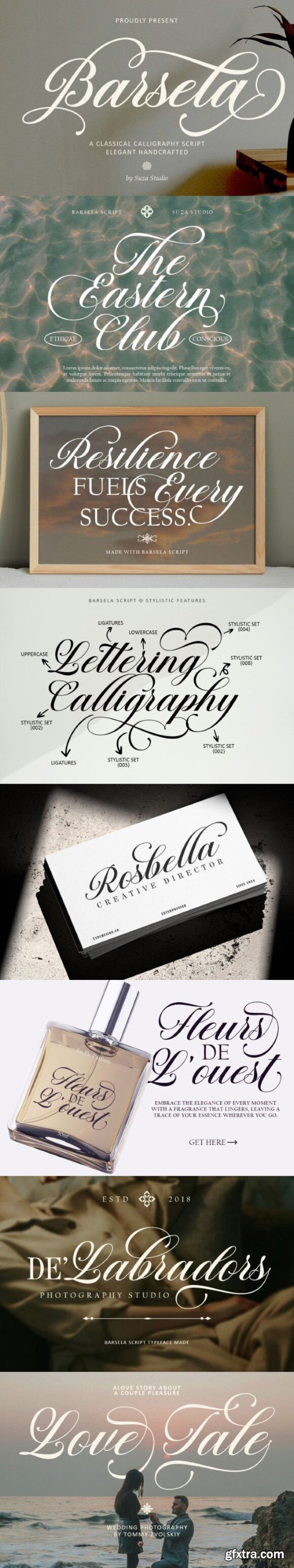 Barsela Calligraphy Font